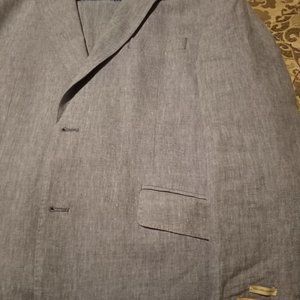 Joseph Abboud Linen Never Worn Blue Suit